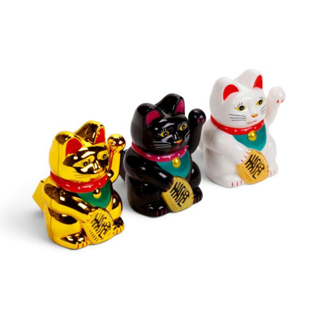 Maneki Neko Lucky Waving Cat Mini Solar Pal