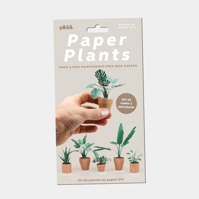 Mini Paper Plants Kraft Kit