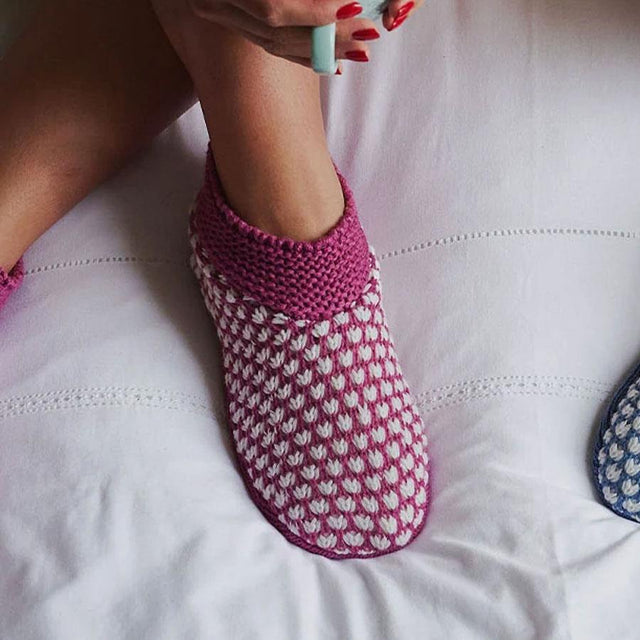 Mulberry Pink Marnie Women's Slipper Socks