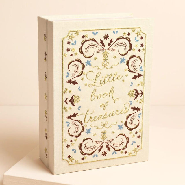Little Book of Treasures Linen Jewellery Box