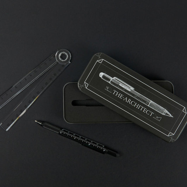 The Architect Black Multi Tool Pen