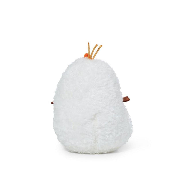 Snowman Ricespud Mini Sitting Plush Back Facing