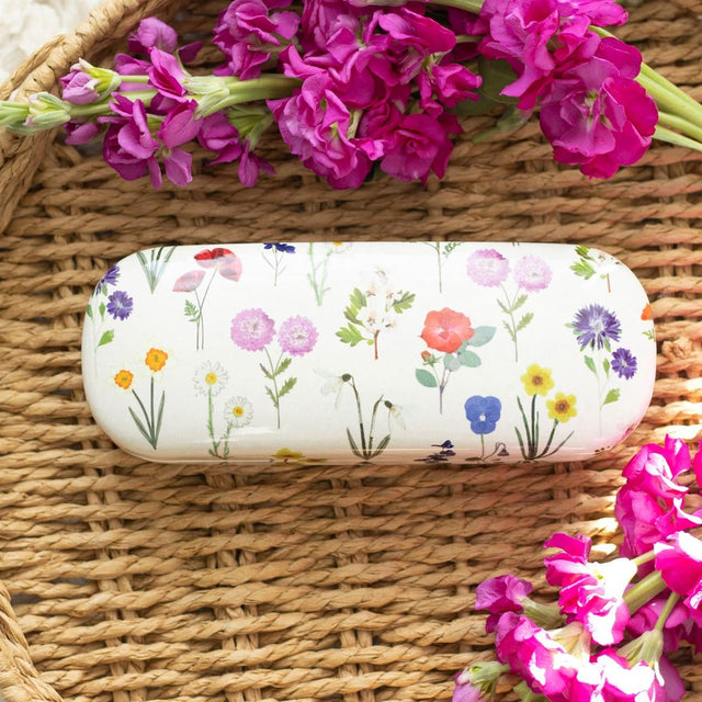 Wildflower Print Glasses Case