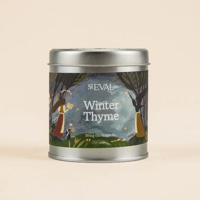 Winter Thyme Christmas Tin Candle