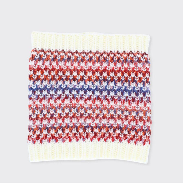 Red and Blue Nicole Knit Snood
