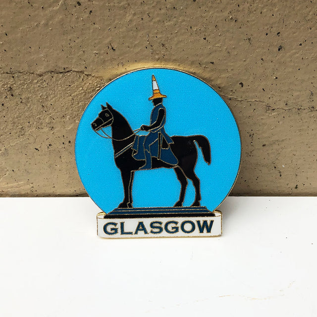 Glasgow Blue Duke Fridge Magnet