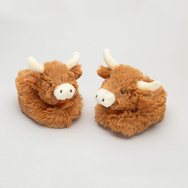 Horny Highland Cow Baby Slippers