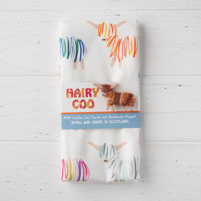 Hairy Coo Tea Towel