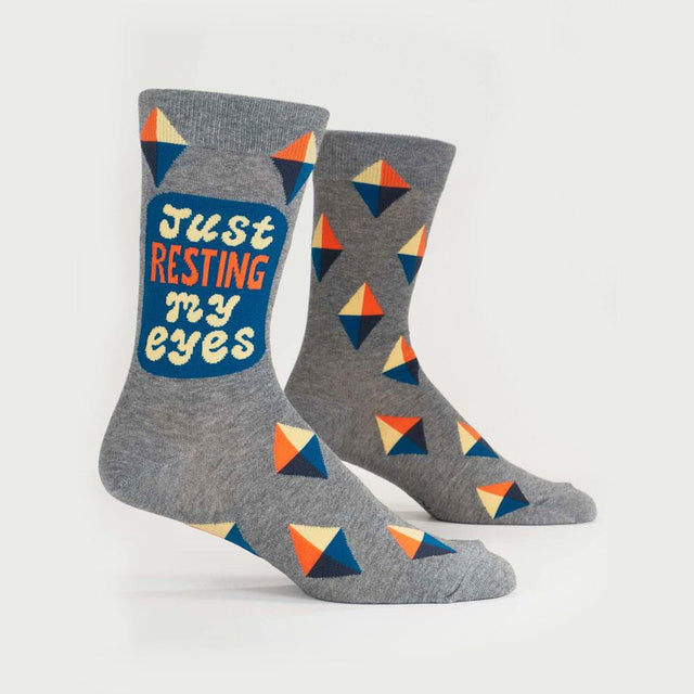Resting My Eyes Men's Socks