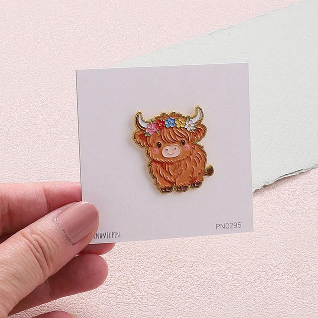 Highland Cow Pin