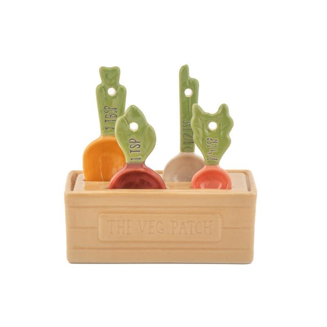 Vegetable Measuring Spoons with Holder