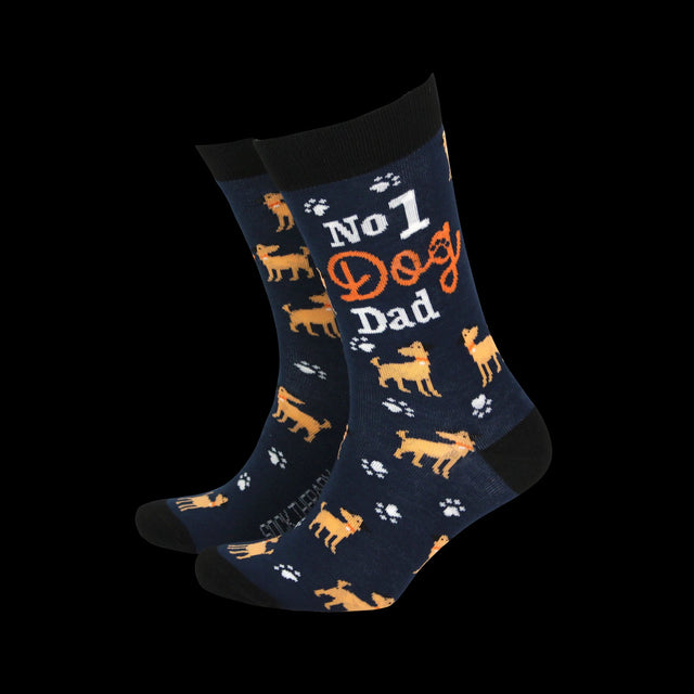 No 1 Dog Dad Men's Socks