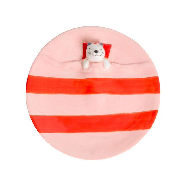 Pink Cat Trinket Dish