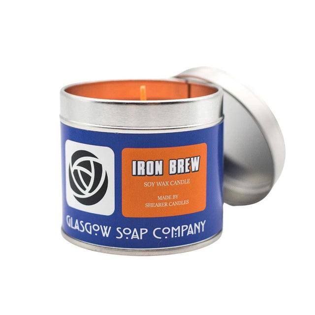 Iron Brew Candle Tin