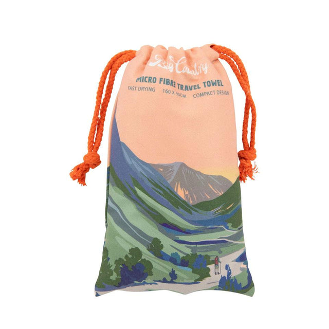 Scotland Scenic Travel Towel with Storage Pouch Storage Pouch