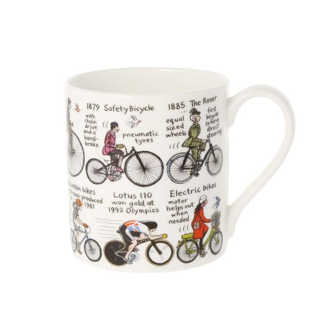 History of Cycling Mug