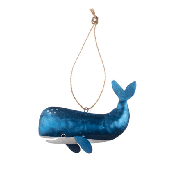 Metallic Mini Whale Hanging Decoration