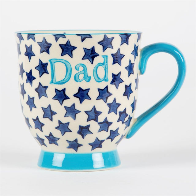 Sass and Belle Bohemian Stars Dad Ceramic Mug