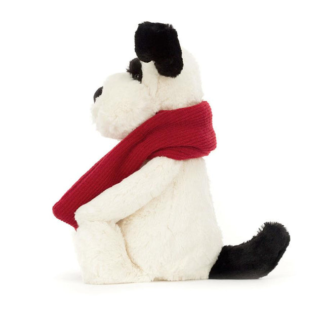 Jellycat Bashful Winter Puppy Side Facing