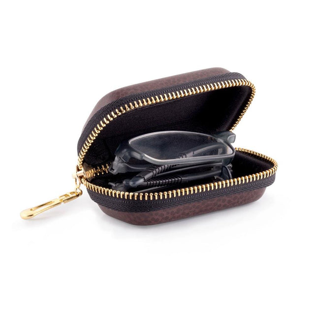 Folding Reading Glasses in Case Open