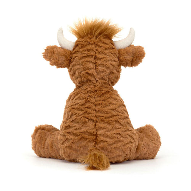 Jellycat Fuddlewuddle Highland Cow Back View