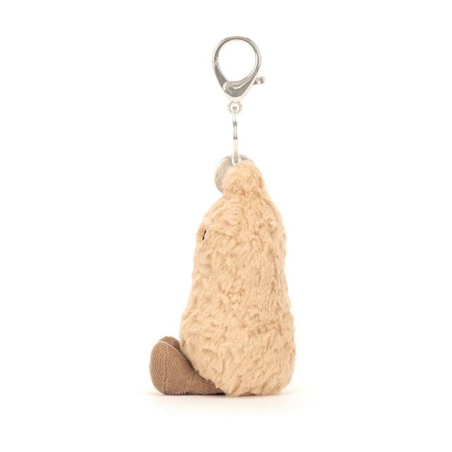 Jellycat Amuseables Peanut Bag Charm Side View