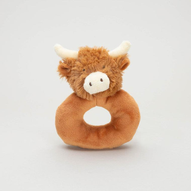 Jomanda Horny Highland Cow Baby Rattle