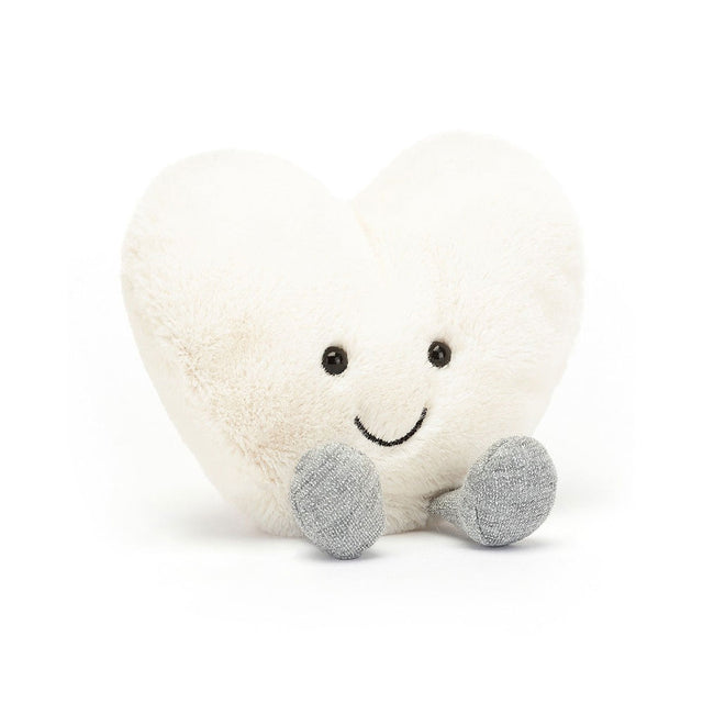 Small Amuseable Cream Heart Soft Toy