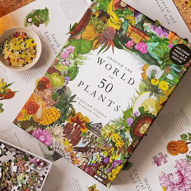 Around The World in 50 Plants Jigsaw PuzzleAround The World in 50 Plants Jigsaw Puzzle
