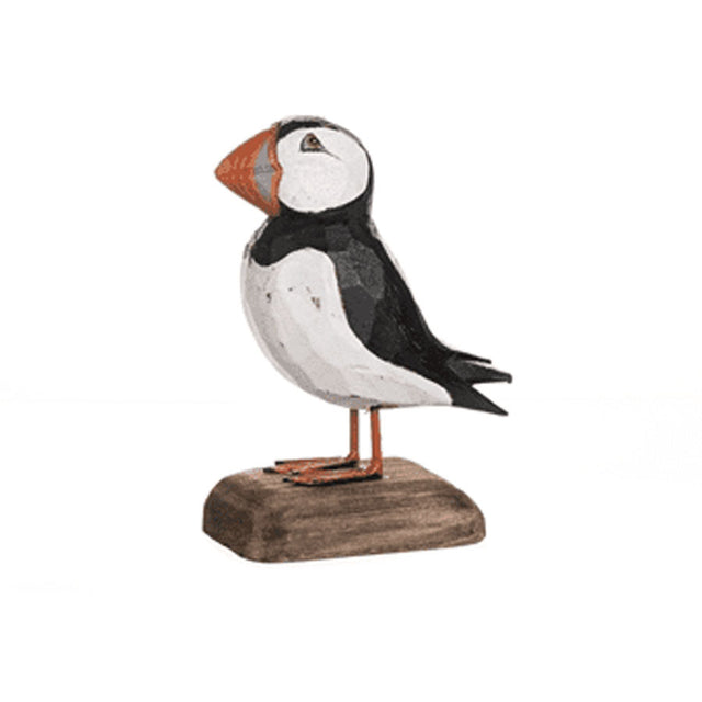 Puffin on Rounded Block Standing Decoration