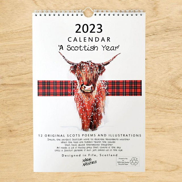 A Scottish Year 2023 Wall Calendar