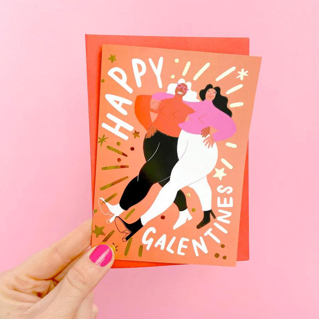 Happy Galentines Valentine's Greeting Card