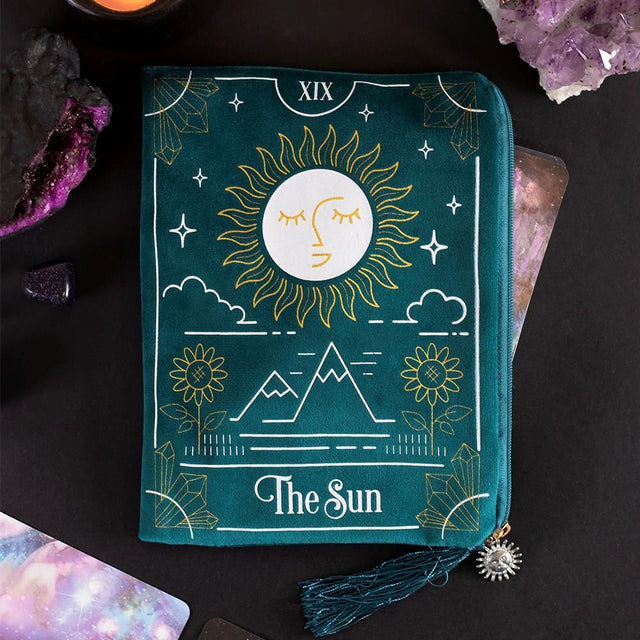 Tarot Card Sun Zip Pouch