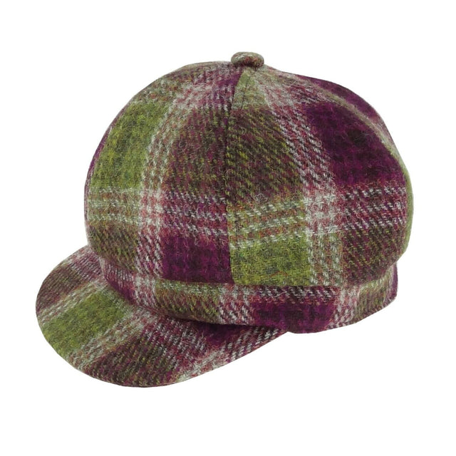 Harris Tweed Heather Check Ladies Cap