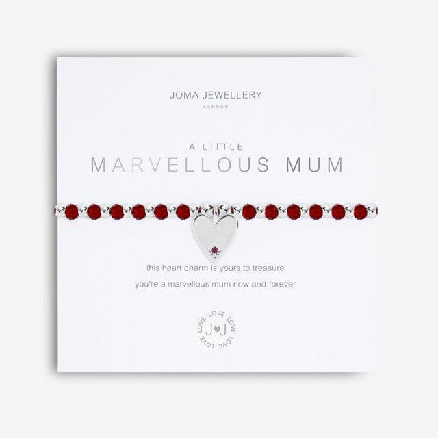 A Little Marvellous Mum Colour Pop Charm Bracelet