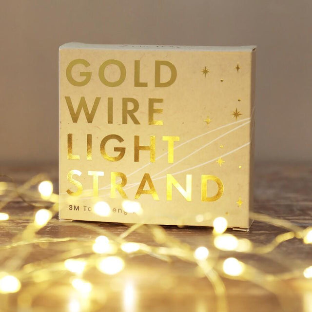 Gold Wire String Lights