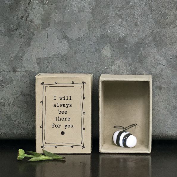 Bee There for You Matchbox Decoration