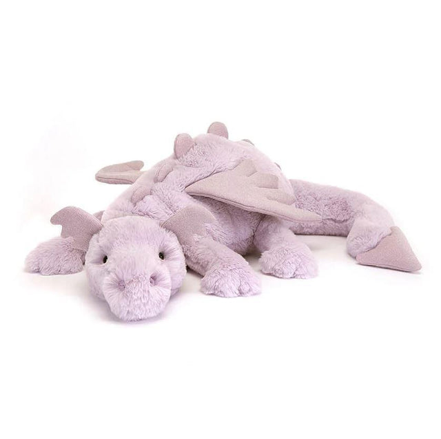 Huge Lavender Dragon Soft Toy