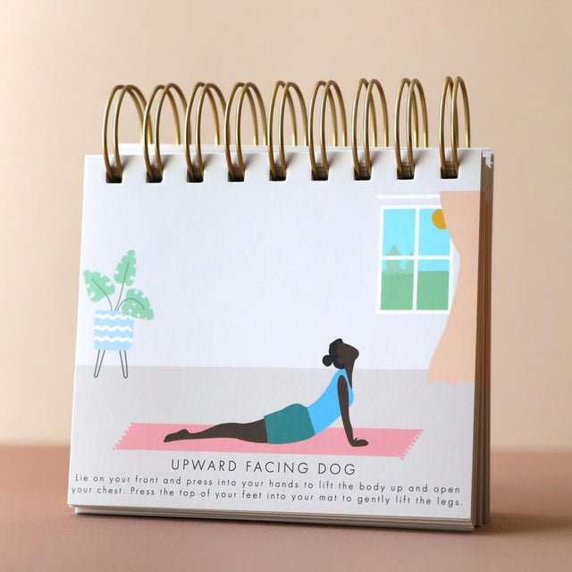 Daily Yoga Poses Flip Chart