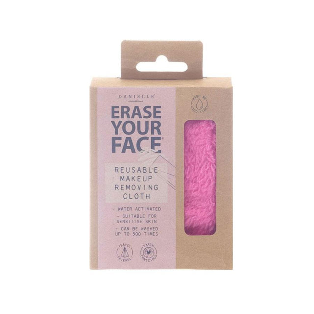Pink Erase Your Face Makeup Removing Cloth