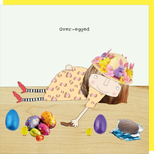 Over-Egged Easter Card