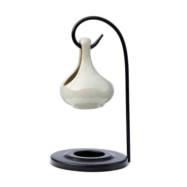 Teardrop Shape Hanging Oil Burner with Stand