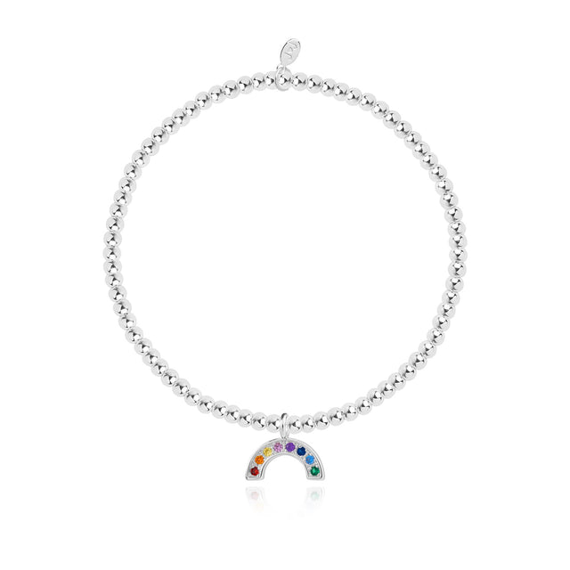 A Little Brave The Storm To See The Rainbow Charm Bracelet
