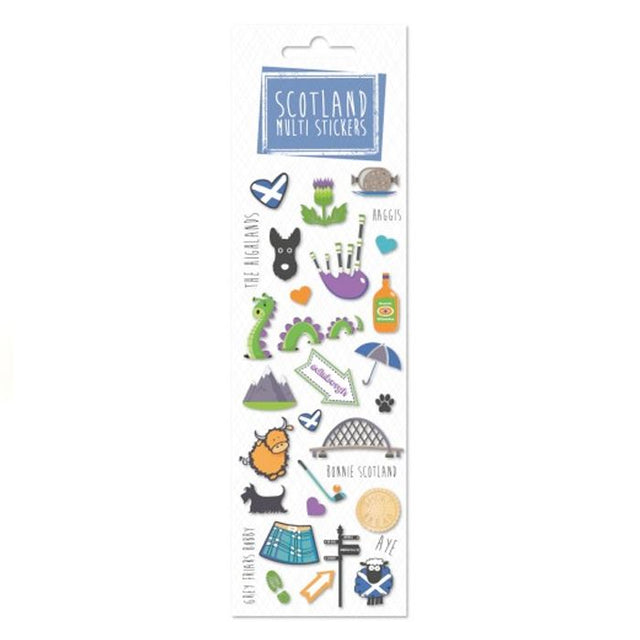Scottish Multi Sticker Set