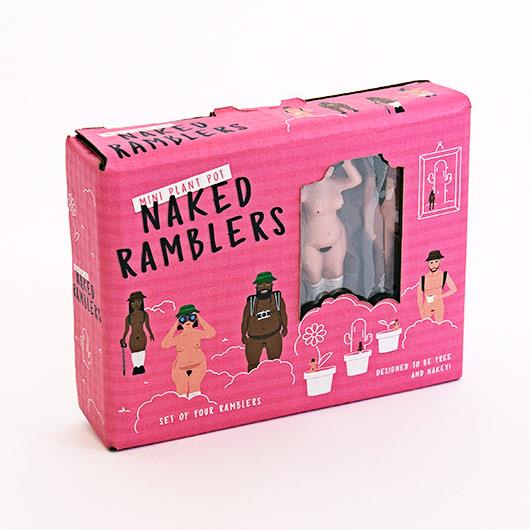 Naked Ramblers Planter Decoration Set