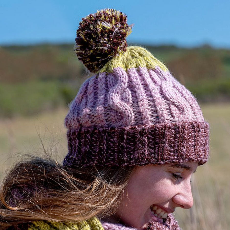 Bobble hat knitting store pattern