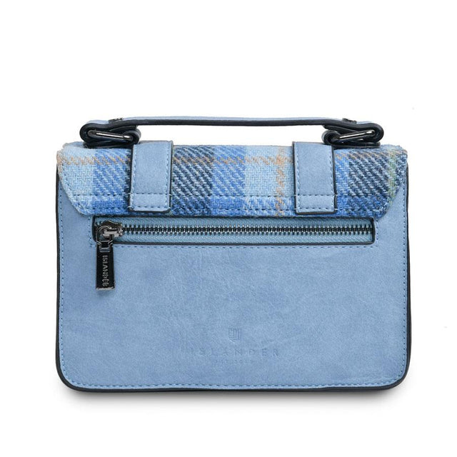 Blue Tartan Harris Tweed Mini Satchel