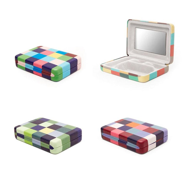 Plaid Portable Jewellery Case