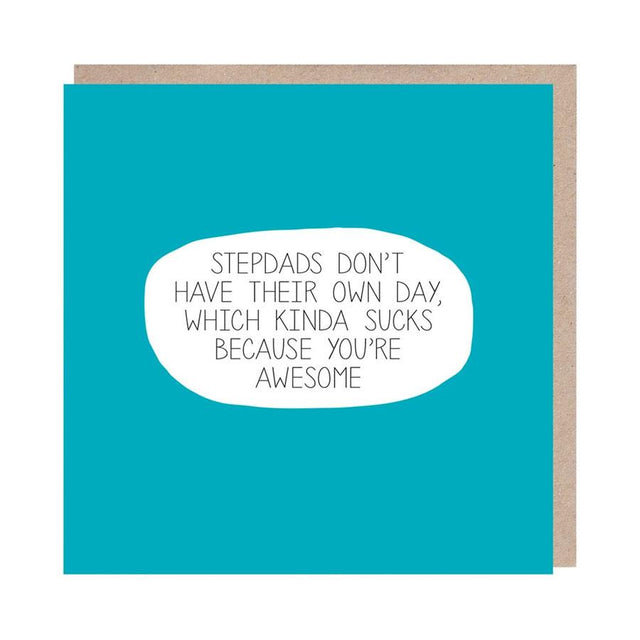 Stepdad You're Awesome Greeting Card