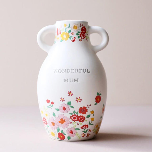 Wonderful Mum Ceramic Floral Vase